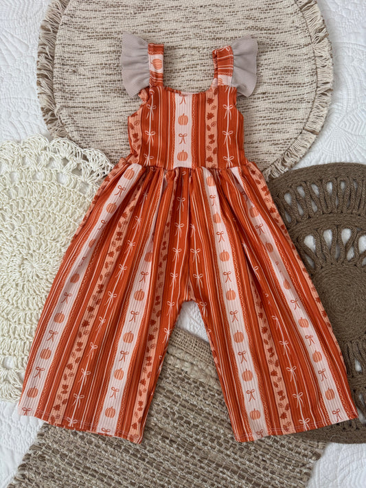 Coquette Pumpkin Spice+Stripes NB-18/24