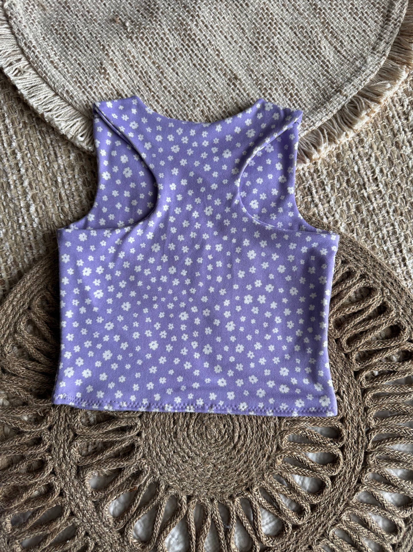 Lilac+Floral Elise Tank+Bummies